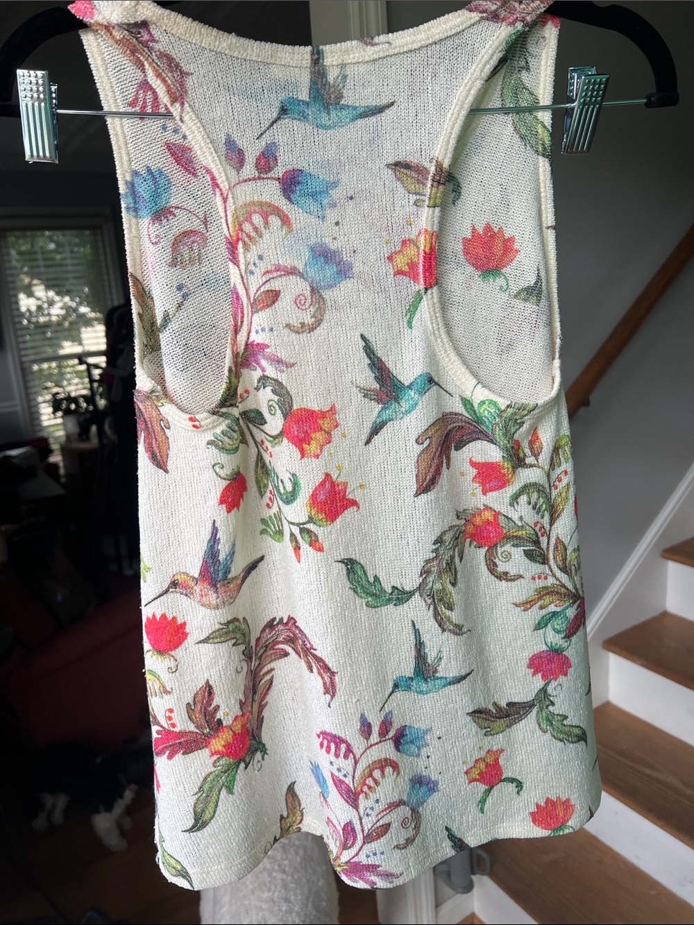 Gaze hummingbird tank w/ razorback  / Size Small